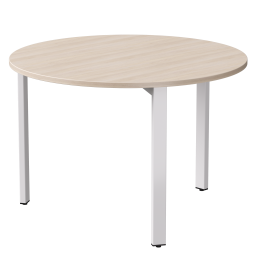 Стол переговорный Everprof EVO D1100 1100×755 Дуб Соната/Белый