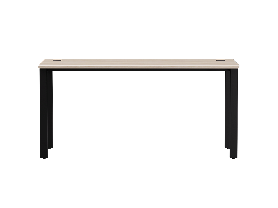 Стол прямой Everprof EVO на металлокаркасе 1580х670х755 мм Дуб Соната/Черный