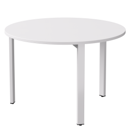 Стол переговорный Everprof EVO D1100 1100×755 Белый/Белый