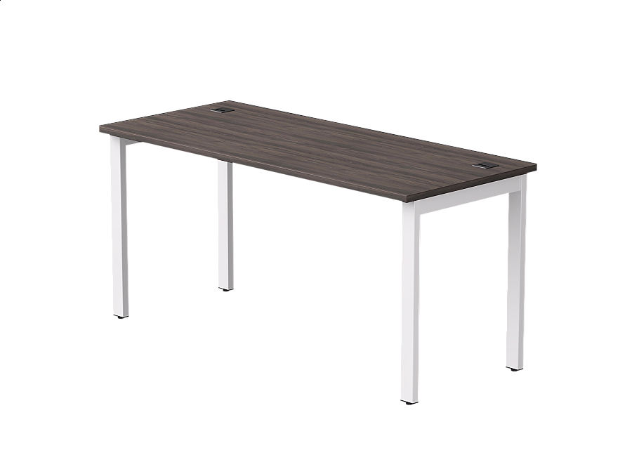 Стол прямой Everprof EVO на металлокаркасе 1580х670х755 мм Дуб Пасадена/Белый