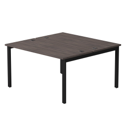 Бенч-система на 2 места Everprof EVO на металлокаркасе 1380х670(1370)x755 Дуб Пасадена/Черный