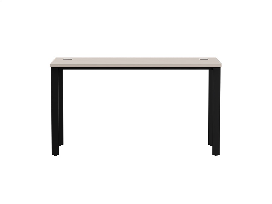 Стол прямой Everprof EVO на металлокаркасе 1380х670х755 мм Кашемир/Черный