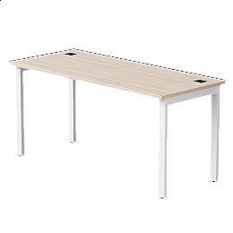 Стол прямой Everprof EVO на металлокаркасе 1580х670х755 мм Дуб Соната/Белый