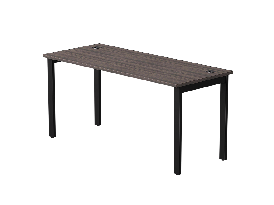 Стол прямой Everprof EVO на металлокаркасе 1580х670х755 мм Дуб Пасадена/Черный