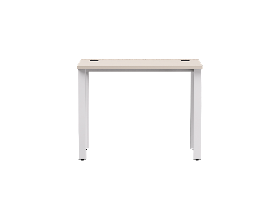 Стол прямой Everprof EVO на металлокаркасе 980х670х755 мм Кашемир/Белый