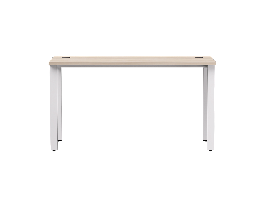 Стол прямой Everprof EVO на металлокаркасе 1380х670х755 мм Дуб Соната/Белый