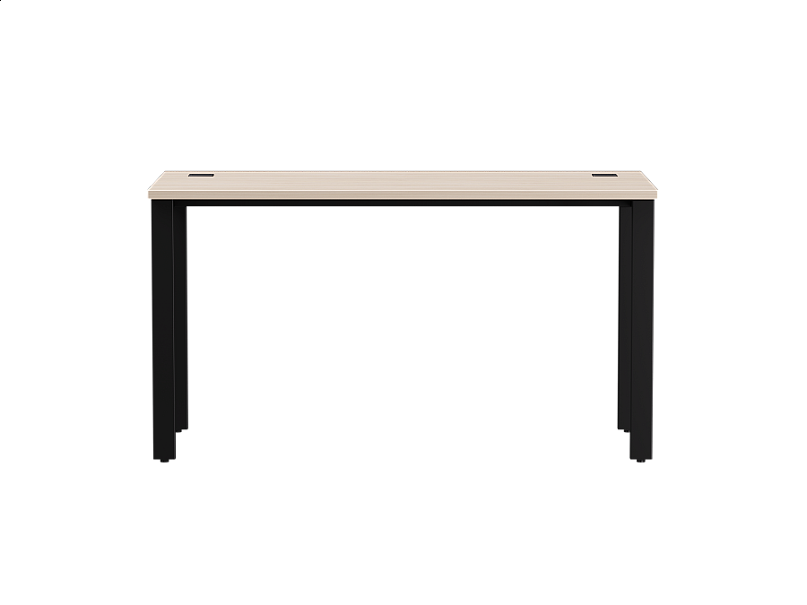 Стол прямой Everprof EVO на металлокаркасе 1380х670х755 мм Дуб Соната/Черный