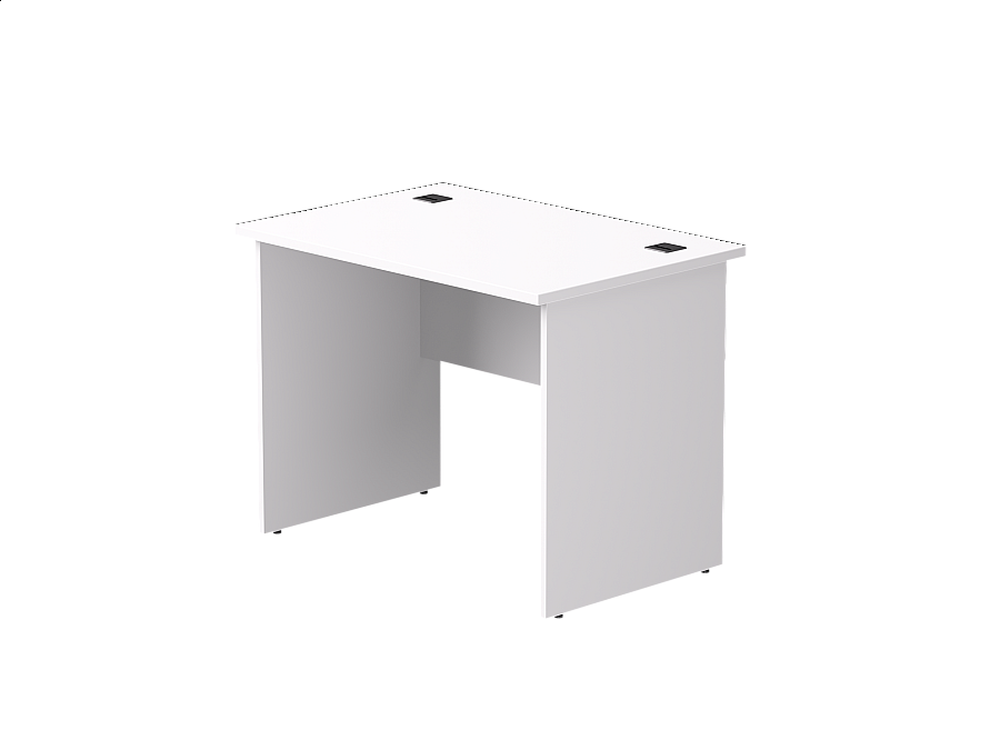 Стол прямой Everprof EVO опоры ЛДСП 980х670х755 мм Белый