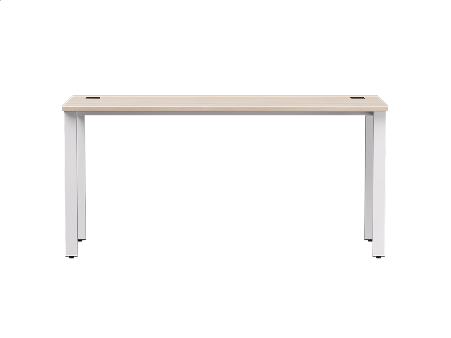 Стол прямой Everprof EVO на металлокаркасе 1580х670х755 мм Дуб Соната/Белый