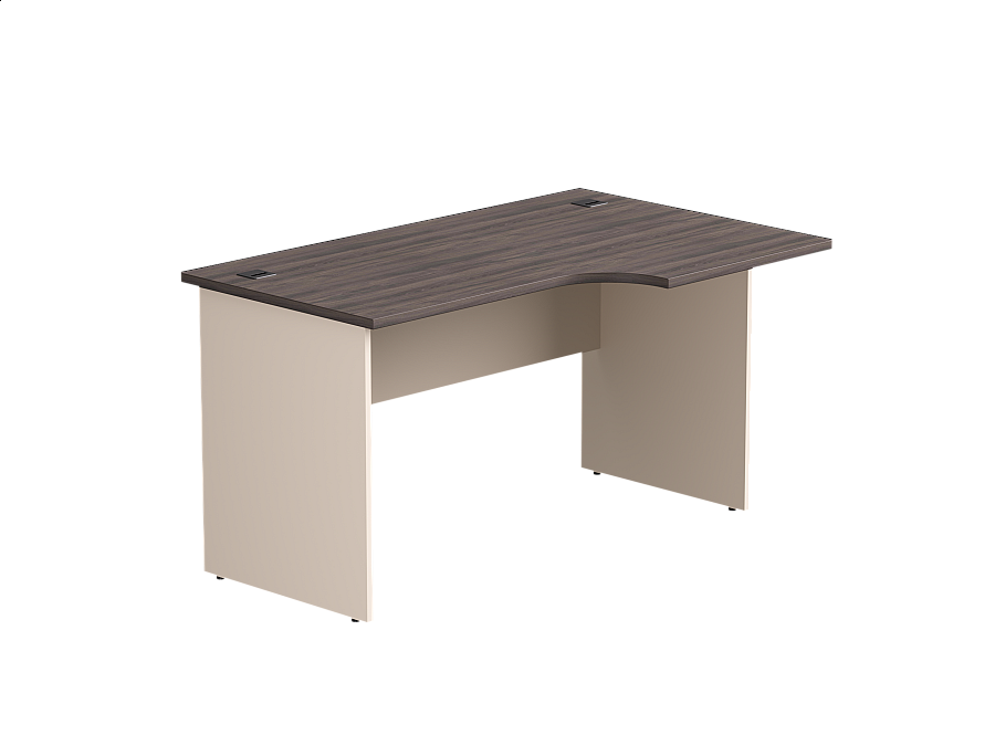 Стол эргономичный правый Everprof EVO опоры ЛДСП 1380х670(870)x755 мм Дуб Пасадена/Кашемир