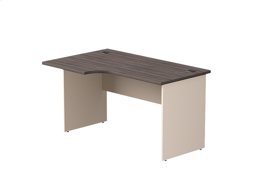 Стол эргономичный левый Everprof EVO опоры ЛДСП 1380х670(870)x755 мм Дуб Пасадена/Кашемир