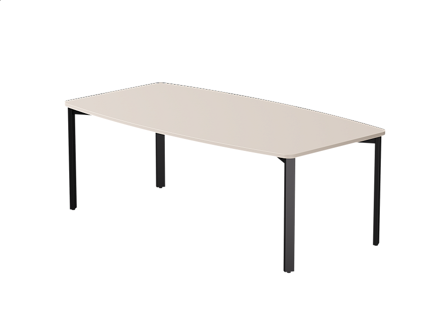 Стол переговорный Everprof EVO 2100х1100×755 Кашемир/Черный