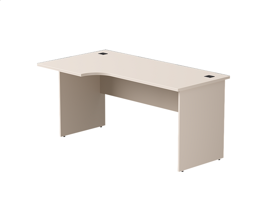 Стол эргономичный левый Everprof EVO опоры ЛДСП 1580х670(870)x755 мм Кашемир