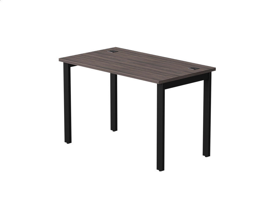 Стол прямой Everprof EVO на металлокаркасе 1180х670х755 мм Дуб Пасадена/Черный