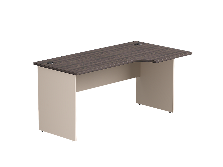 Стол эргономичный правый Everprof EVO опоры ЛДСП 1580х670(870)x755 мм Дуб Пасадена/Кашемир