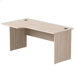 Стол эргономичный левый Everprof EVO опоры ЛДСП 1580х670(870)x755 мм Дуб Соната