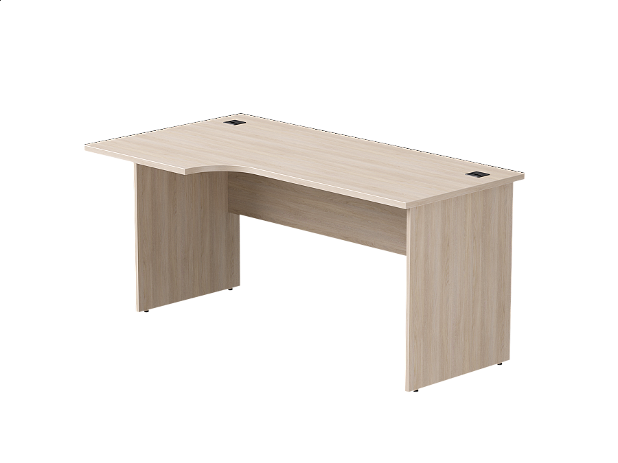 Стол эргономичный левый Everprof EVO опоры ЛДСП 1580х670(870)x755 мм Дуб Соната
