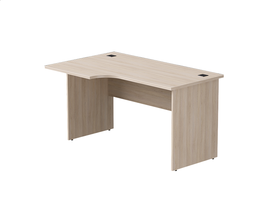 Стол эргономичный левый Everprof EVO опоры ЛДСП 1380х670(870)x755 мм Дуб Соната