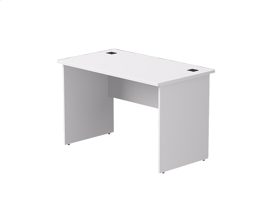 Стол прямой Everprof EVO опоры ЛДСП 1180х670х755 мм Белый