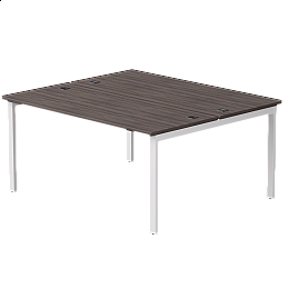 Бенч-система на 2 места Everprof EVO на металлокаркасе 1580х670(1370)x755 Дуб Пасадена/Белый