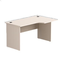 Стол эргономичный правый Everprof EVO опоры ЛДСП 1380х670(870)x755 мм Кашемир