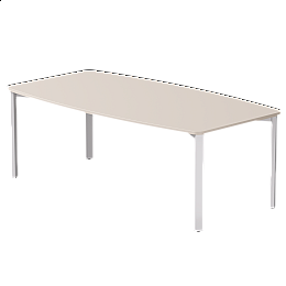 Стол переговорный Everprof EVO 2100х1100×755 Кашемир/Белый