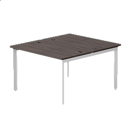 Бенч-система на 2 места Everprof EVO на металлокаркасе 1180х670(1370)x755 опоры 45гр Дуб Пасадена/Белый