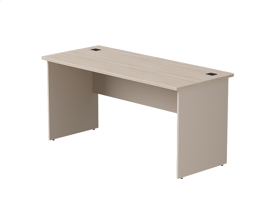 Стол прямой Everprof EVO опоры ЛДСП 1580х670х755 мм Дуб Соната/Кашемир