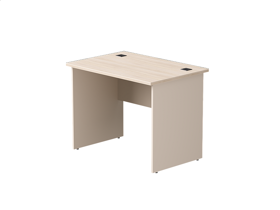 Стол прямой Everprof EVO опоры ЛДСП 980х670х755 мм Дуб Соната/Кашемир