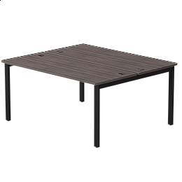 Бенч-система на 2 места Everprof EVO на металлокаркасе 1580х670(1370)x755 Дуб Пасадена/Черный