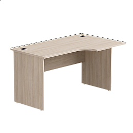 Стол эргономичный правый Everprof EVO опоры ЛДСП 1380х670(870)x755 мм Дуб Соната
