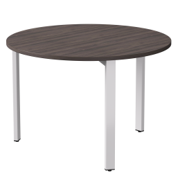 Стол переговорный Everprof EVO D1100 1100×755 Дуб Пасадена/Белый