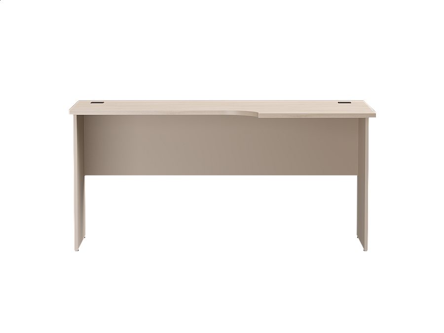 Стол эргономичный правый Everprof EVO опоры ЛДСП 1580х670(870)x755 мм Дуб Соната/Кашемир