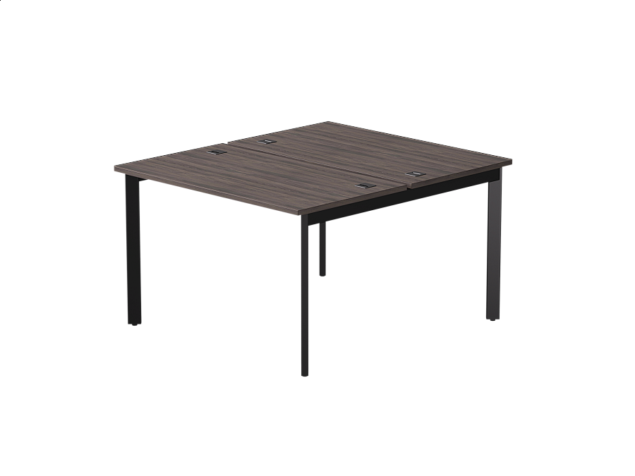 Бенч-система на 2 места Everprof EVO на металлокаркасе 1180х670(1370)x755 опоры 45гр Дуб Пасадена/Черный