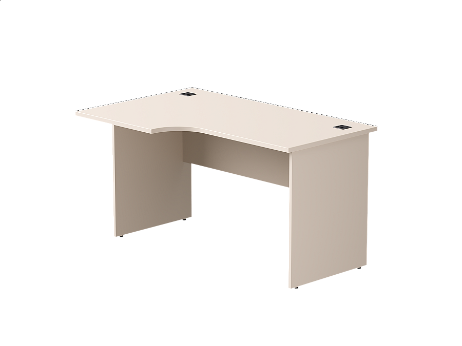 Стол эргономичный левый Everprof EVO опоры ЛДСП 1380х670(870)x755 мм Кашемир