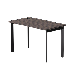 Стол прямой Everprof EVO на металлокаркасе 1180х670х755 мм опоры 45гр Дуб Пасадена/Черный