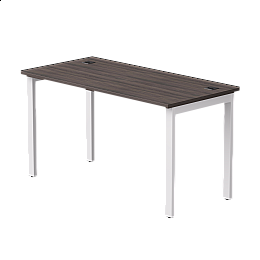 Стол прямой Everprof EVO на металлокаркасе 1380х670х755 мм Дуб Пасадена/Белый