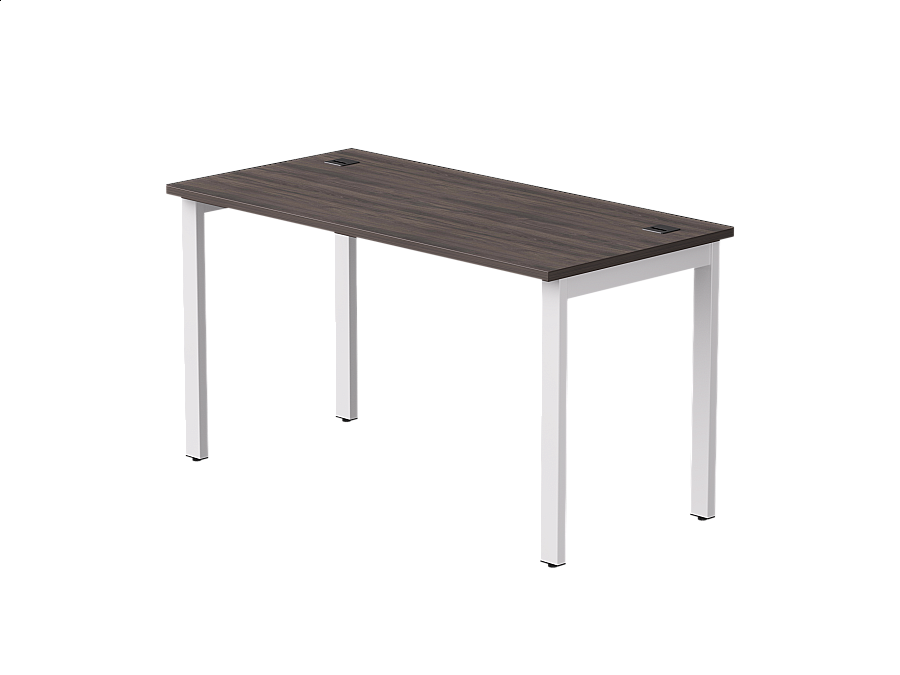 Стол прямой Everprof EVO на металлокаркасе 1380х670х755 мм Дуб Пасадена/Белый