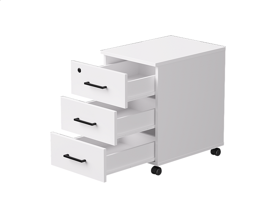 Тумба мобильная Everprof EVO 406х540х608 Белый