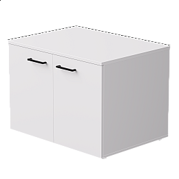 Тумба для оргтехники Everprof EVO 800х604×588 Белый