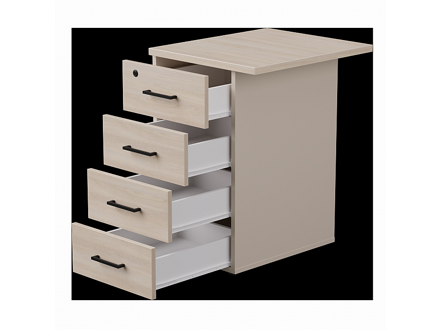 Тумба приставная Everprof EVO с топом 510х600×755 Кашемир/Дуб Соната