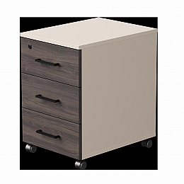 Тумба мобильная Everprof EVO 406х540х608 Кашемир/Кашемир/Дуб Пасадена