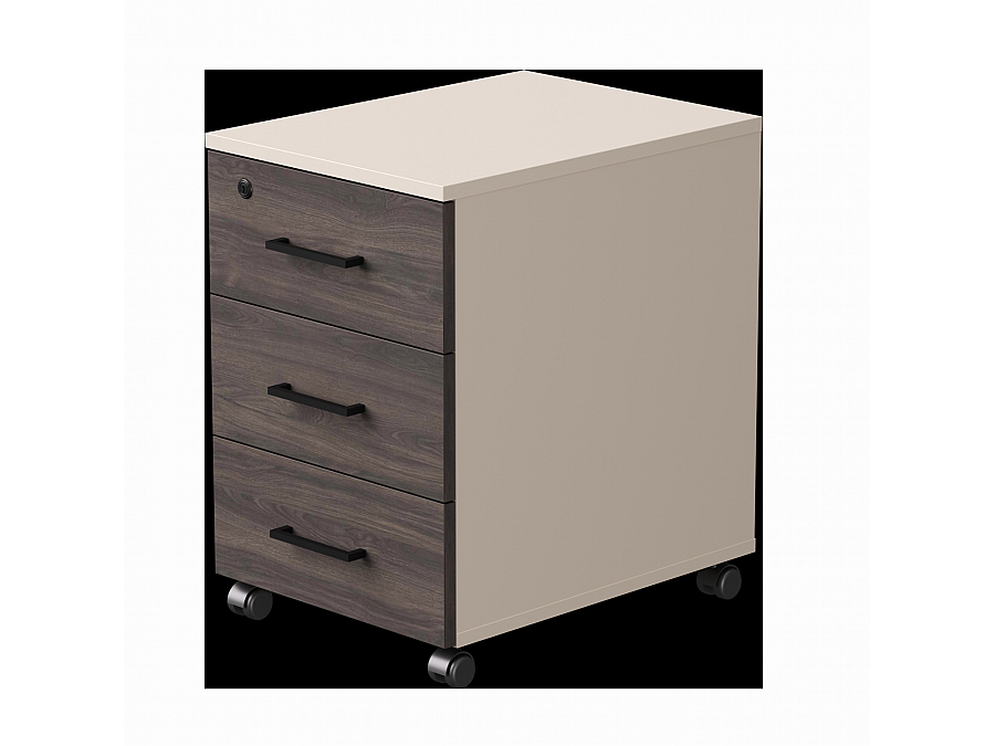 Тумба мобильная Everprof EVO 406х540х608 Кашемир/Кашемир/Дуб Пасадена