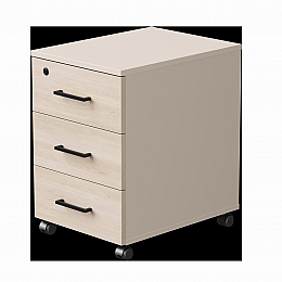 Тумба мобильная Everprof EVO 406х540х608 Кашемир/Кашемир/Дуб Соната