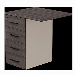 Тумба приставная Everprof EVO с топом 710х600×755 Кашемир/Дуб Пасадена