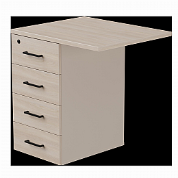 Тумба приставная Everprof EVO с топом 710х600×755 Кашемир/Дуб Соната