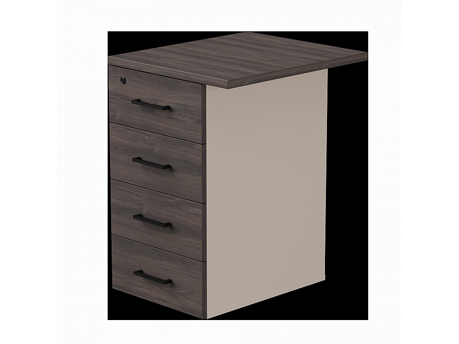 Тумба приставная Everprof EVO с топом 510х600×755 Кашемир/Дуб Пасадена