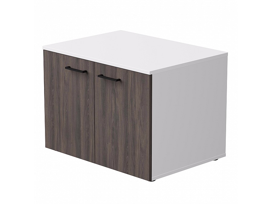 Тумба для оргтехники Everprof EVO 800х604×588 Белый/Дуб Пасадена