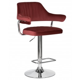 Стул барный DOBRIN CHARLY, винный велюр (MJ9-35)