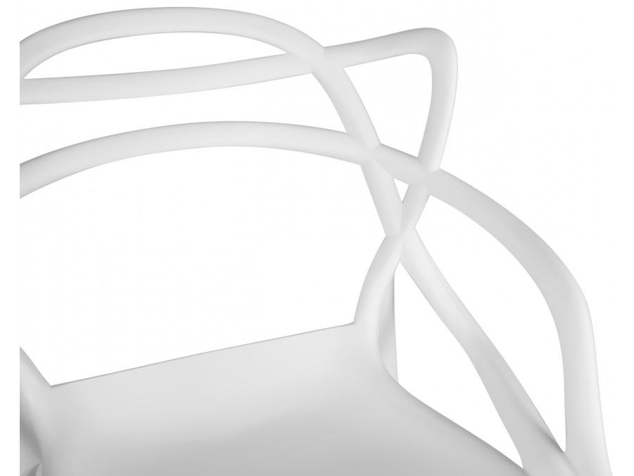 Стул барный DOBRIN MASTERS BAR, белый (W-02)